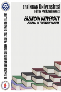 Erzincan Üniversitesi Eğitim Fakültesi Dergisi