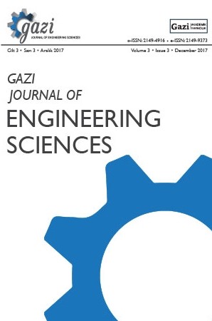 Gazi Journal of Engineering Sciences
