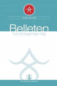 Türk Dili Araştırmaları Yıllığı - Belleten