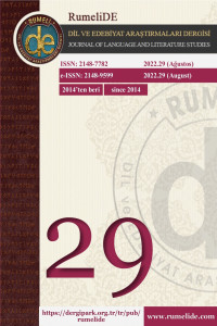 RumeliDE Journal of Language and Literature Studies